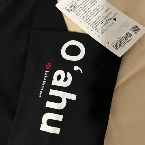 Lululemon Align leggings. Hawaiian collection, Island of Oahu. New with tags. - Picture 6 of 8